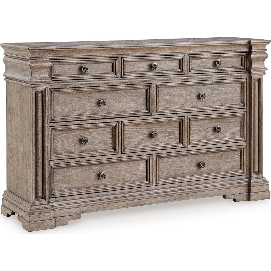 blairhurst light grayish brown dresser   