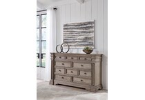 blairhurst light grayish brown dresser   