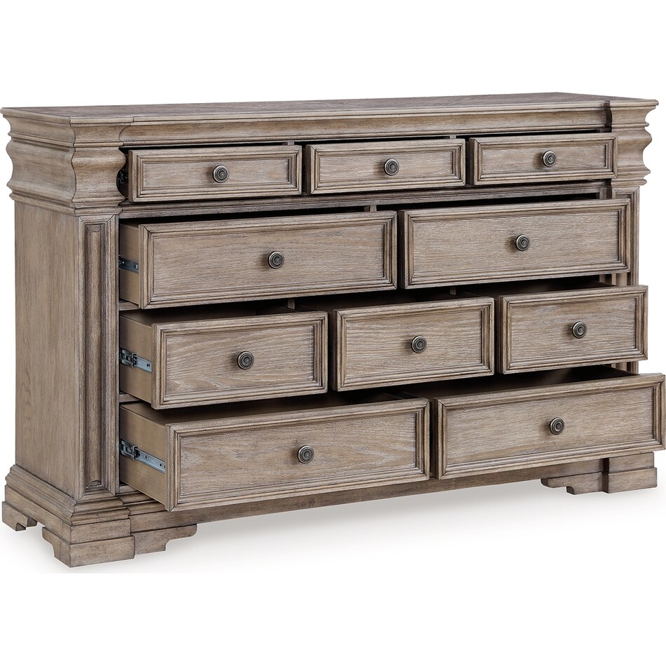 blairhurst light grayish brown dresser   