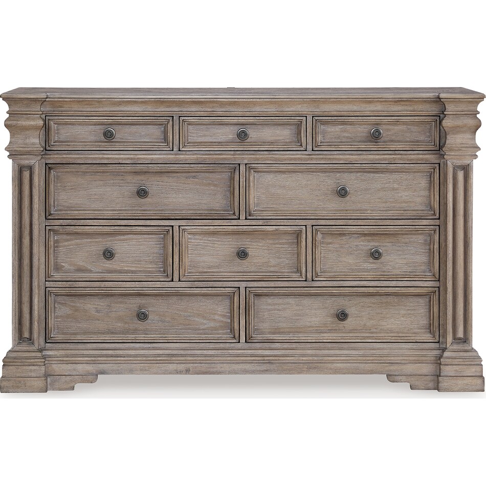 blairhurst light grayish brown dresser   