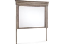 blairhurst light grayish brown mirror   