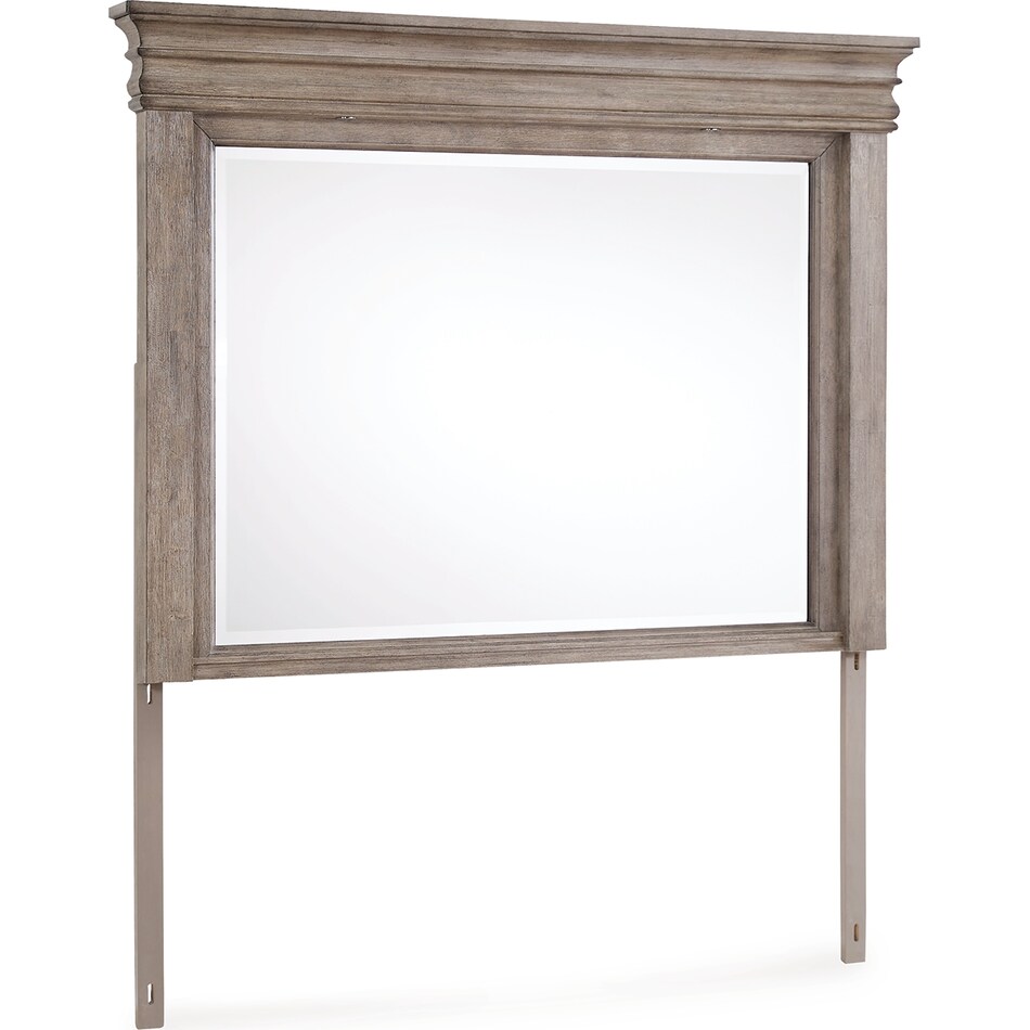 blairhurst light grayish brown mirror   