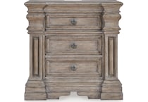 blairhurst light grayish brown nightstand   