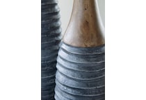blayze antique gray brown vase   