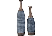 blayze antique gray brown vase   