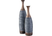 blayze antique gray brown vase   