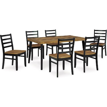 BLONDON 7-PC DINING SET