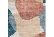 blue teal and tan swatch  