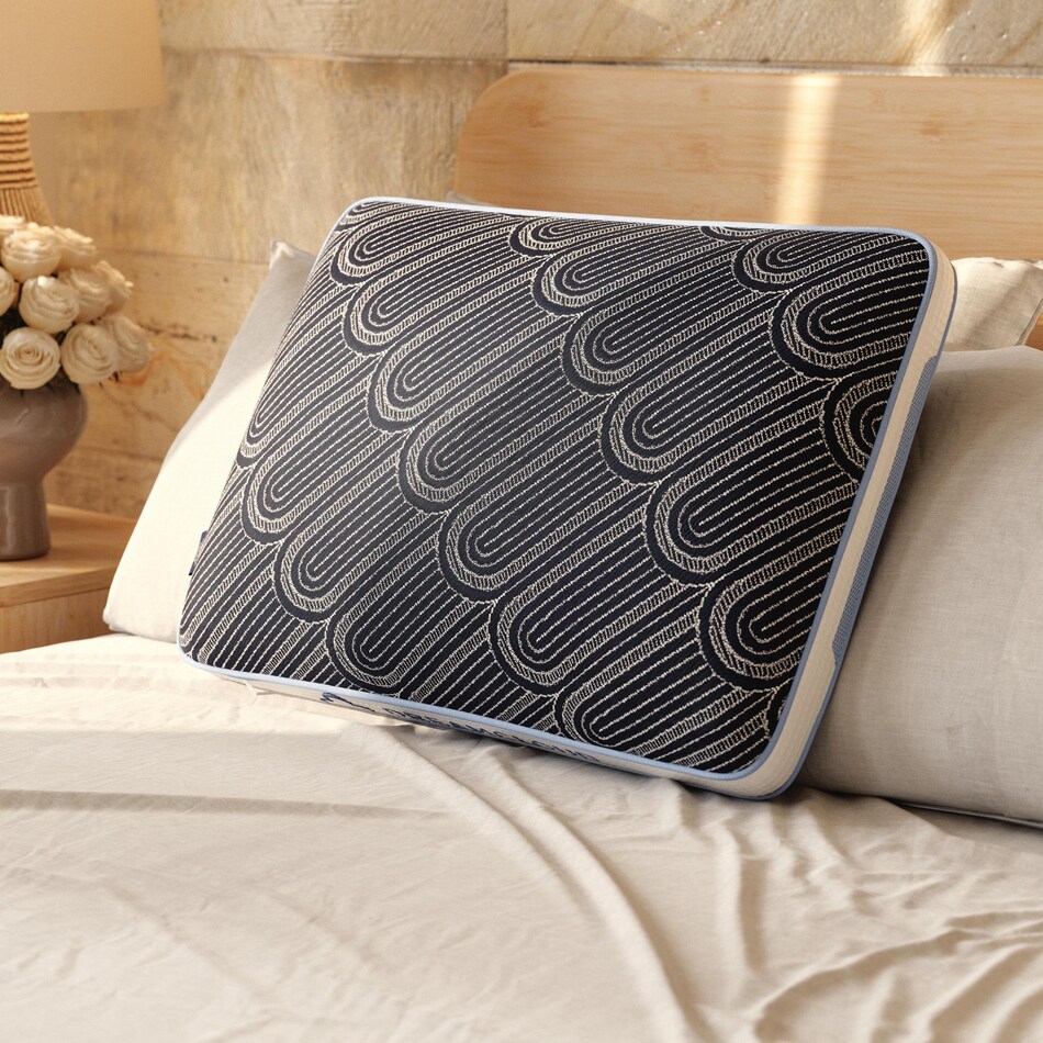 blue pillow   