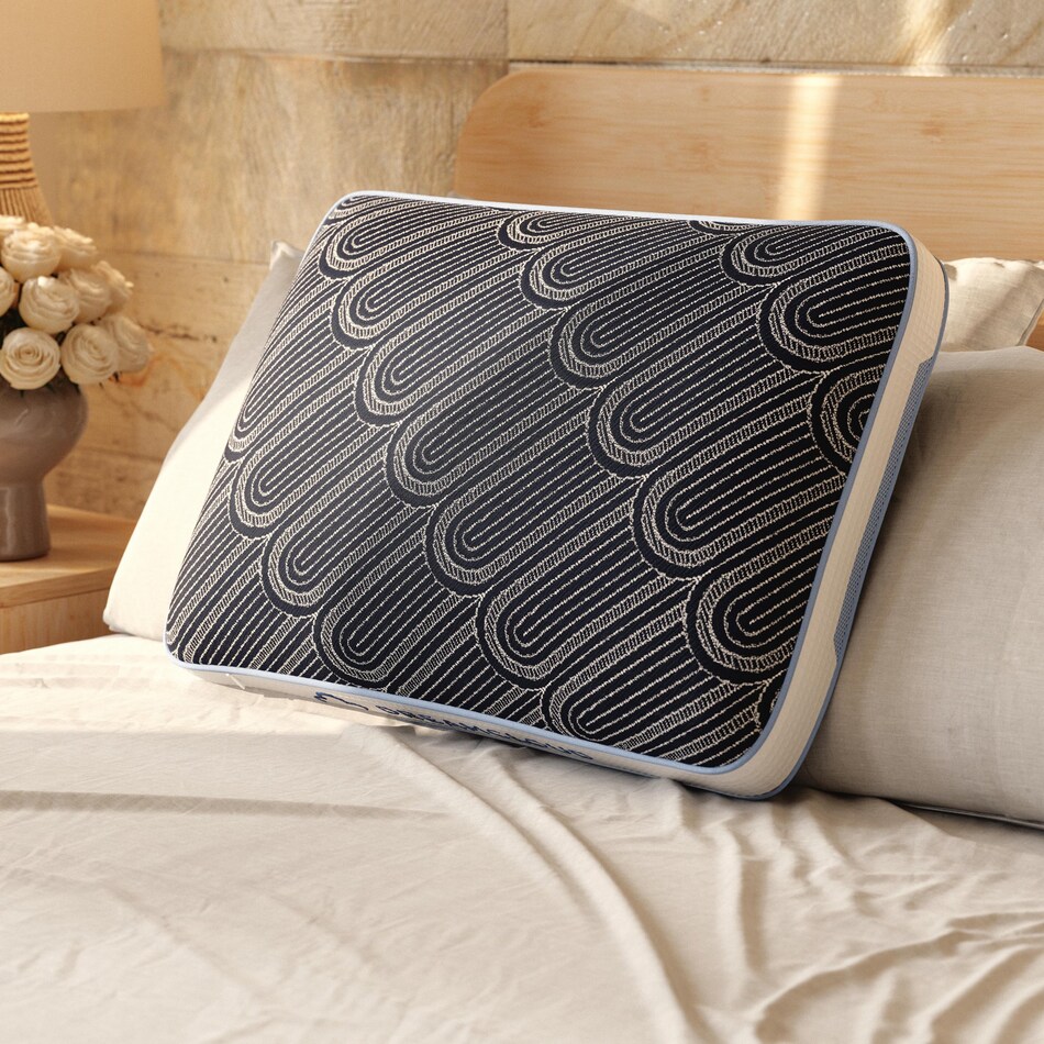 blue pillow   