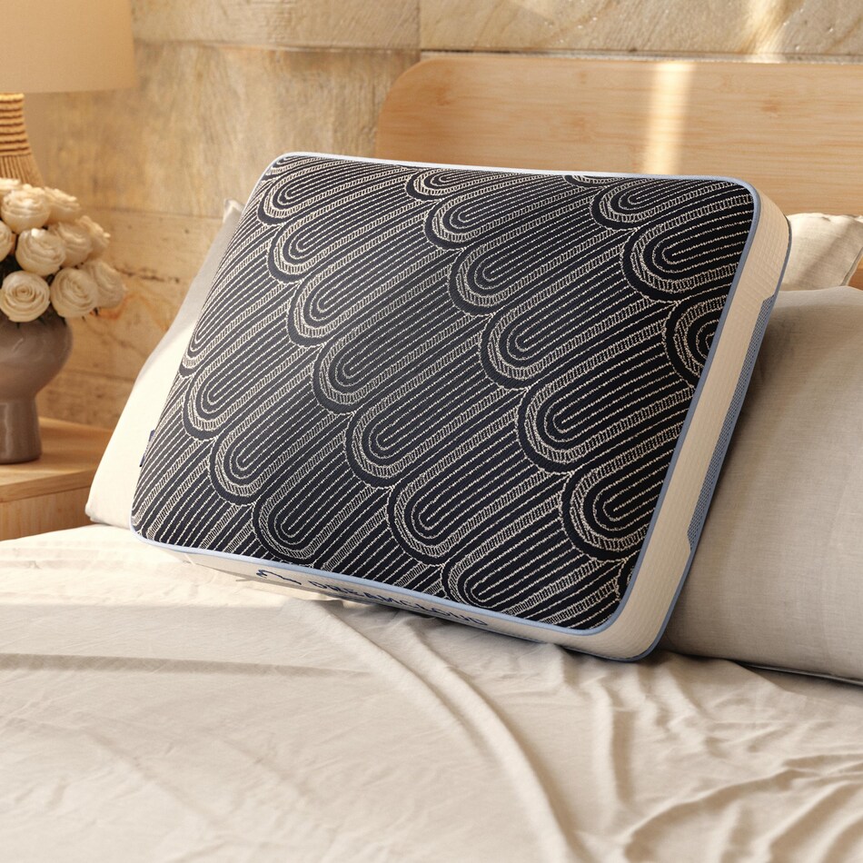 blue pillow   
