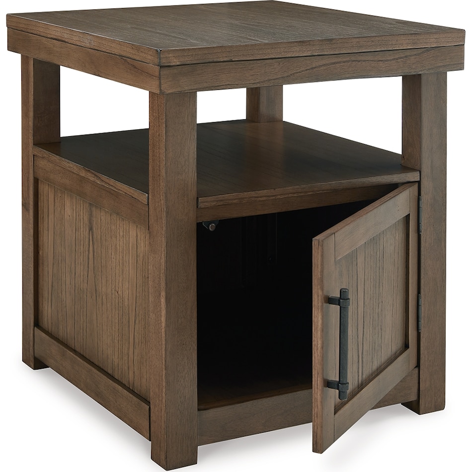 boardernest brown end table   