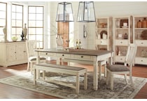 bolanburg two tone bench   