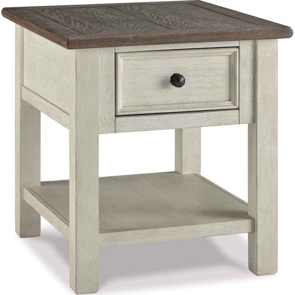 bolanburg two tone end table   