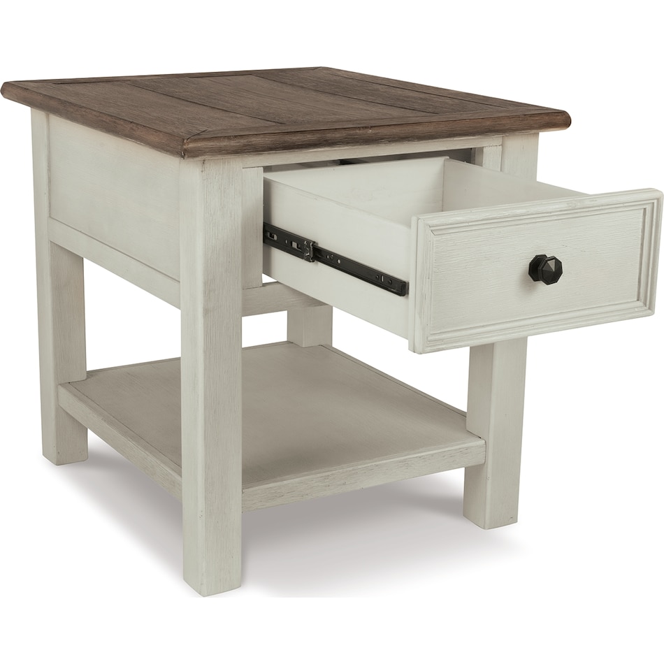 bolanburg two tone end table   