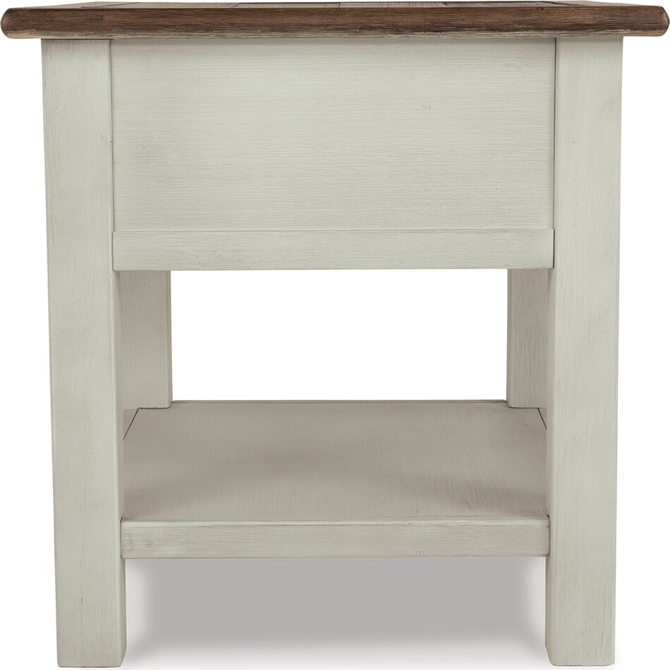 bolanburg two tone end table   