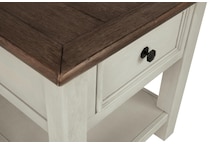 bolanburg two tone end table   