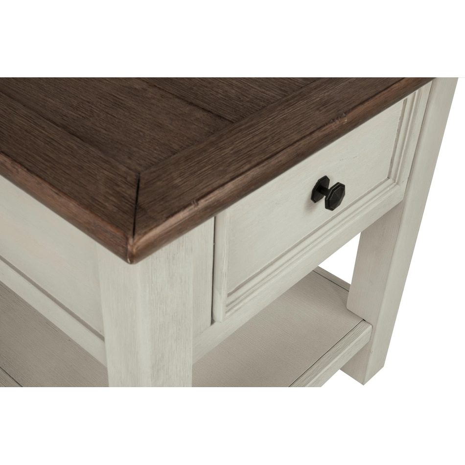 bolanburg two tone end table   