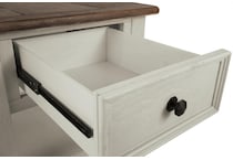 bolanburg two tone end table   