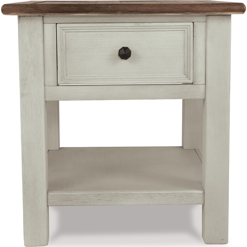 bolanburg two tone end table   