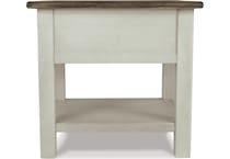 bolanburg two tone end table   