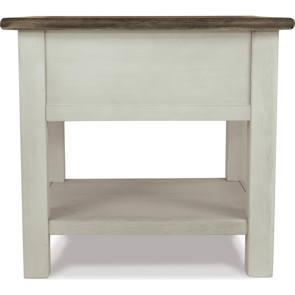 bolanburg two tone end table   