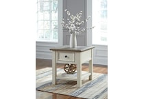 bolanburg two tone end table   