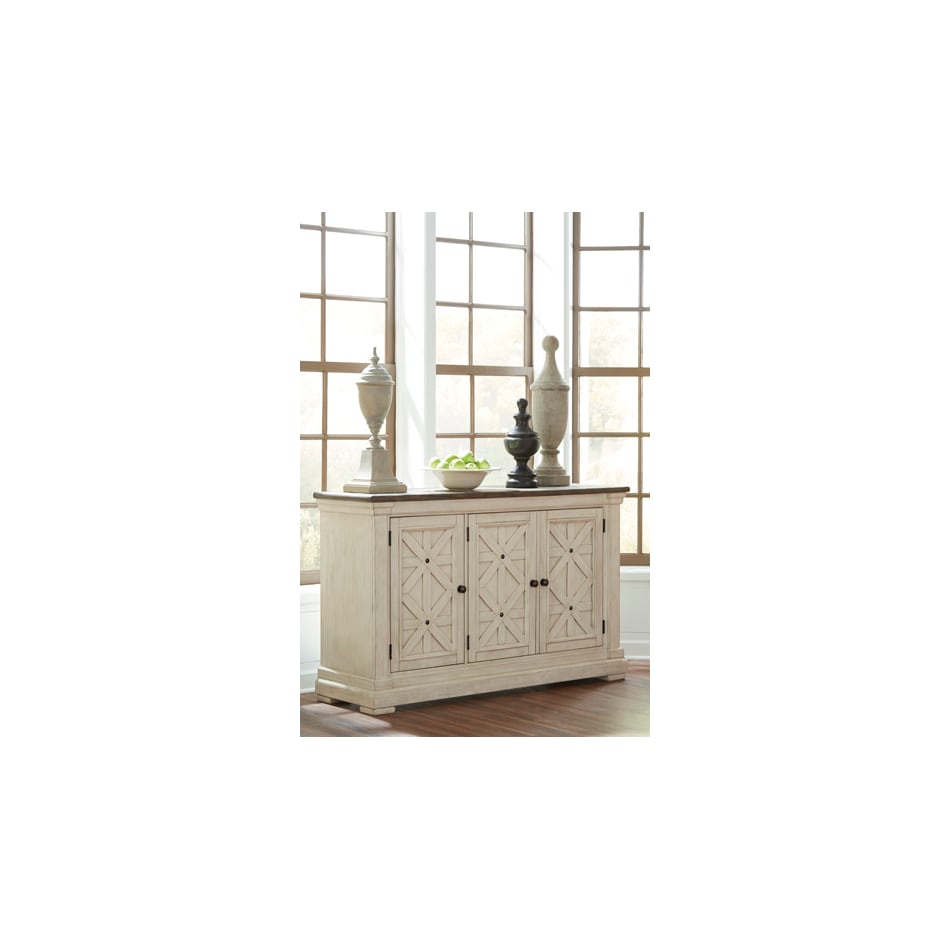 bolanburg two tone sideboard server   