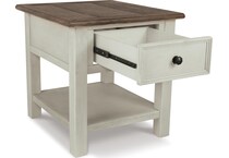 bolanburg two tone sofa table   