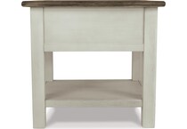 bolanburg two tone sofa table   