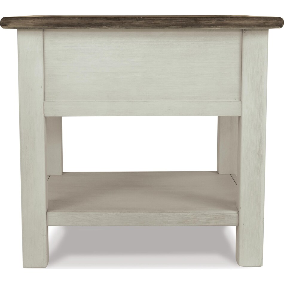 bolanburg two tone sofa table   