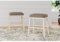 bolanburg white barstool   