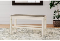 bolanburg white bench   