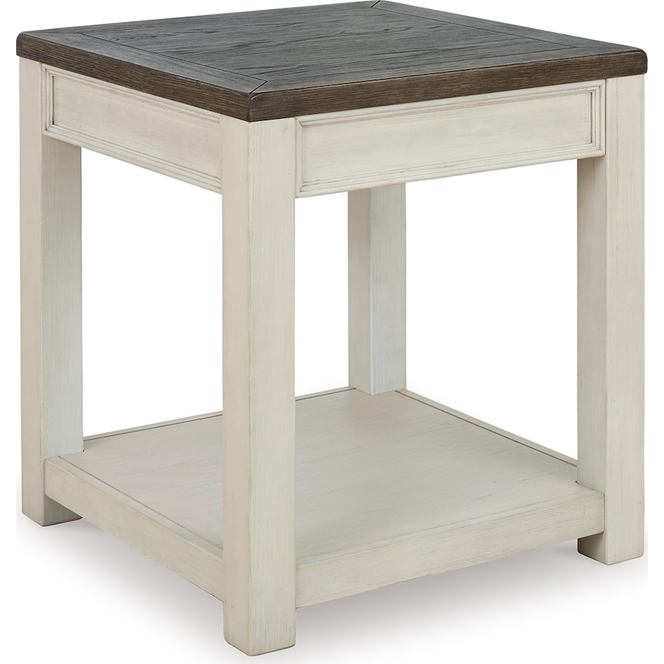 bolanburg white end table   