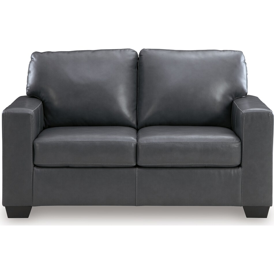 bolsena admiral leather loveseat   