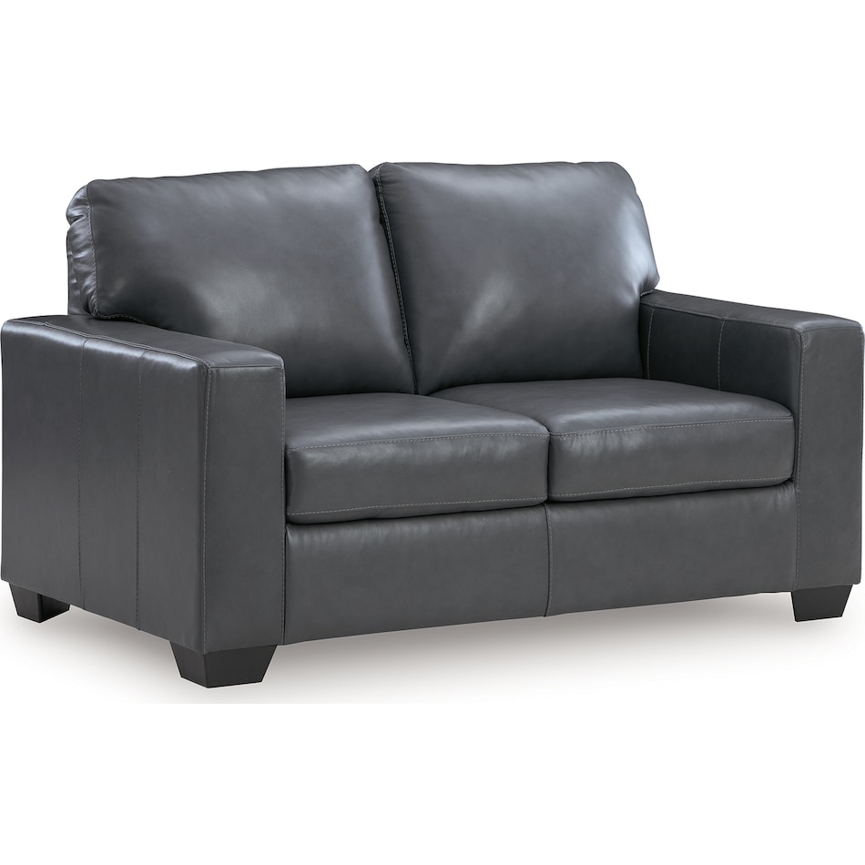 bolsena admiral leather loveseat   