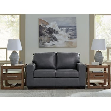BOLSENA LEATHER LOVESEAT