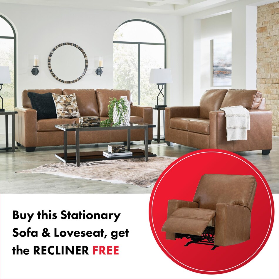 bolsena brown leather sofa   
