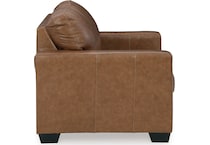 bolsena caramel leather loveseat   