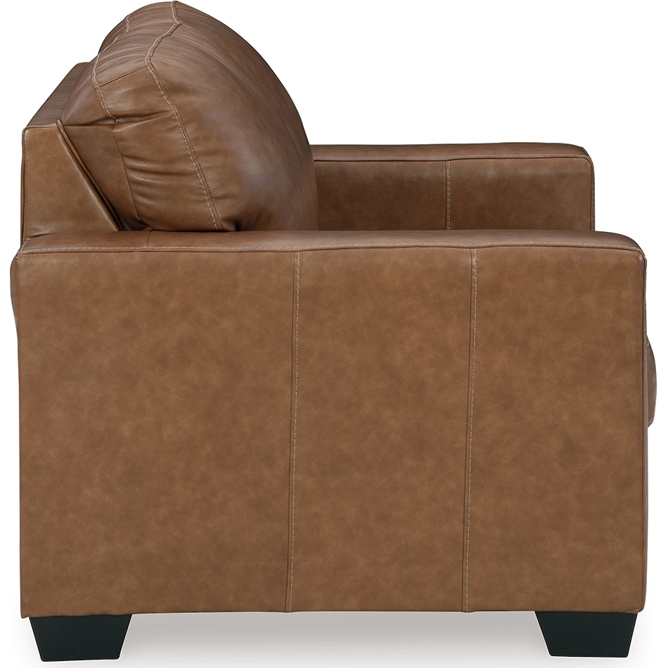 bolsena caramel leather loveseat   