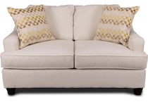 bonnie bone loveseat   