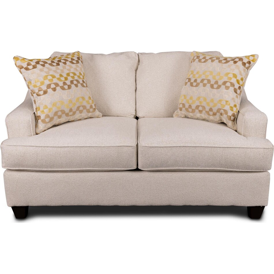 bonnie bone loveseat   