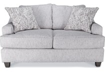 bonnie linen loveseat   