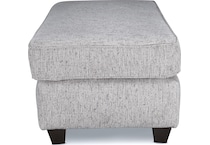 bonnie linen ottoman   