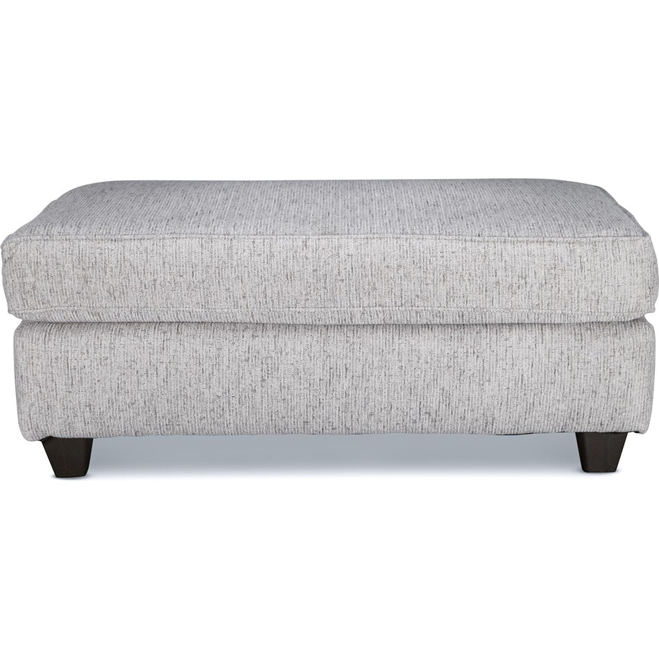 bonnie linen ottoman   