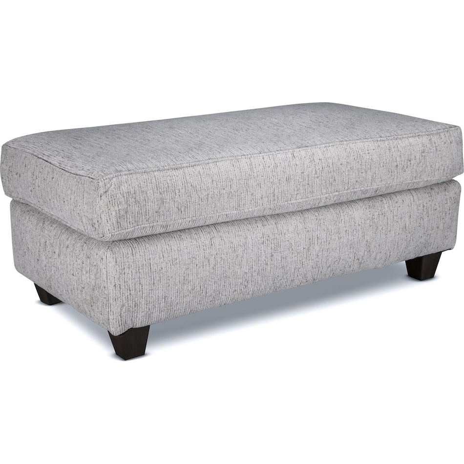 bonnie linen ottoman   