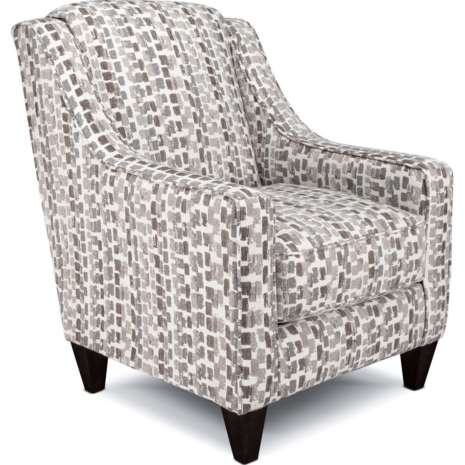 bonnie mink accent chair   