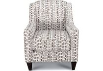 bonnie mink accent chair   