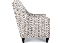 bonnie mink accent chair   