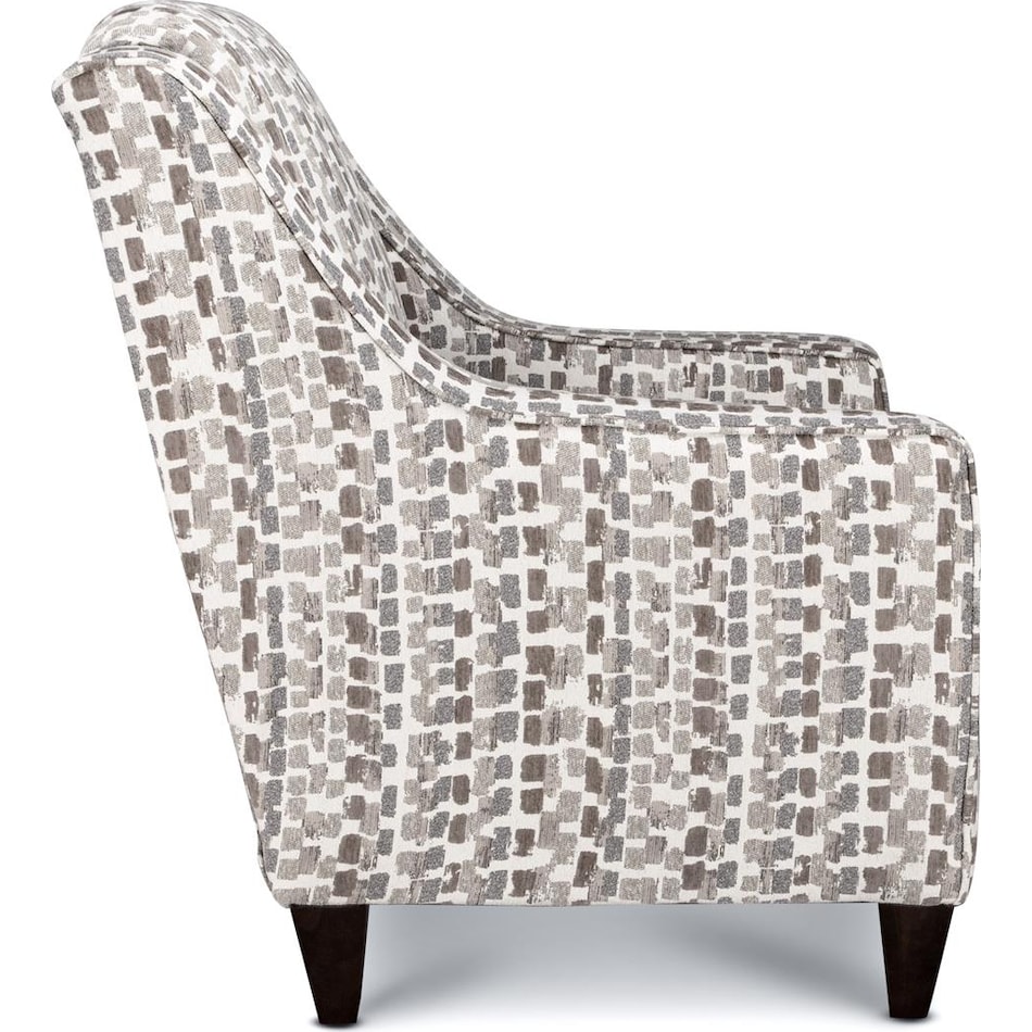 bonnie mink accent chair   